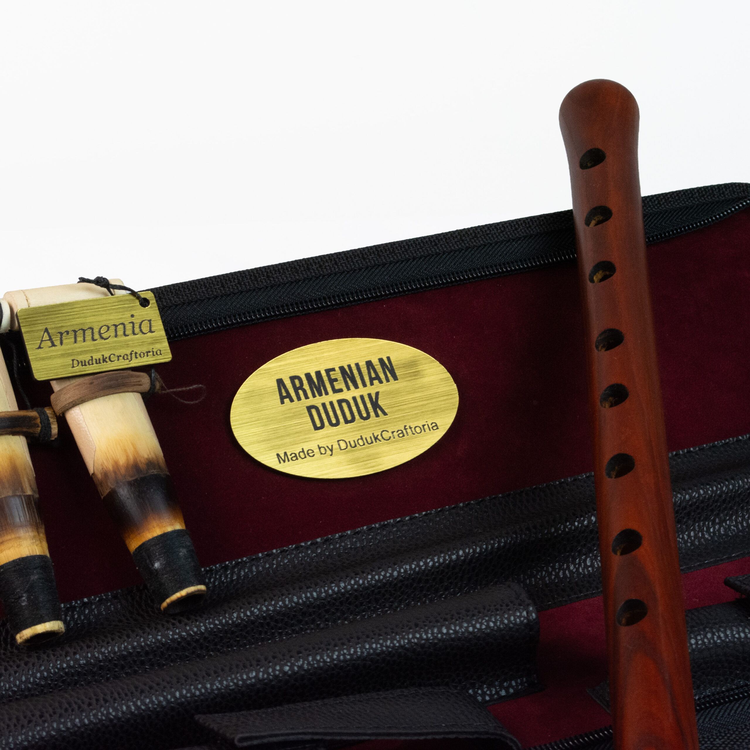 Armenian DUDUK instrument Apricot Wood Duduk, Armenian Flute oboe - leather case - Playing Instruction